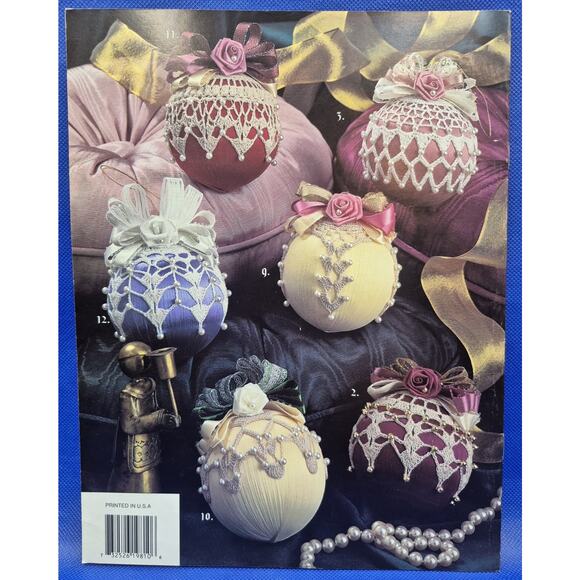 Vintage Annies Attic Crochet Spring Ornament Booklets Lot of 3 - Picture 7 of 8